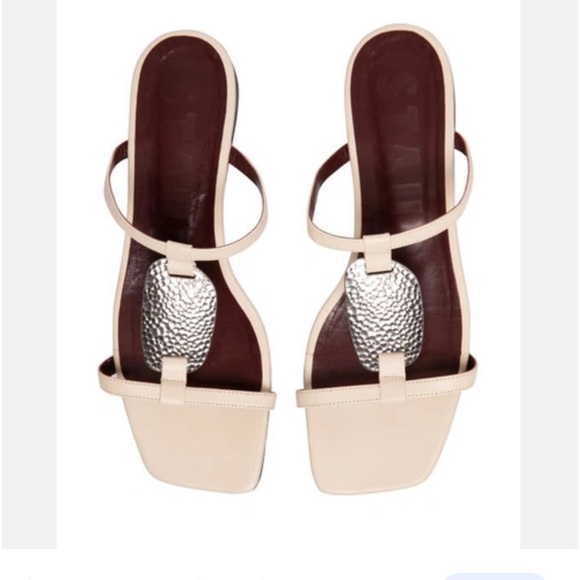 Staud Margot Slide Sandal In Cream size 36 new - Picture 1 of 7